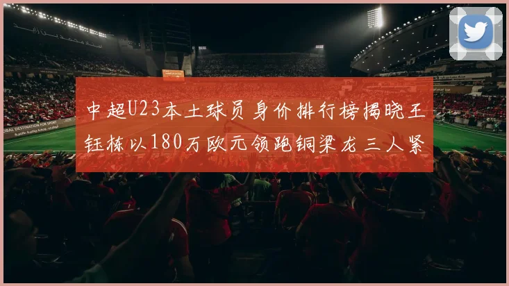 中超U23本土球员身价排行榜揭晓王钰栋以180万欧元领跑铜梁龙三人紧随其后