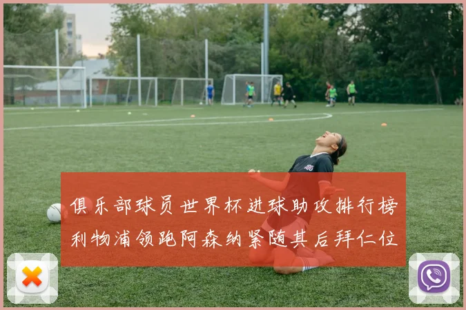 俱乐部球员世界杯进球助攻排行榜利物浦领跑阿森纳紧随其后拜仁位列第三